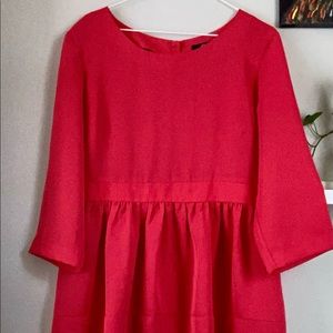 H&M short red polyester dress